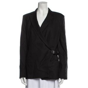 Helmut lang black fitted blazer